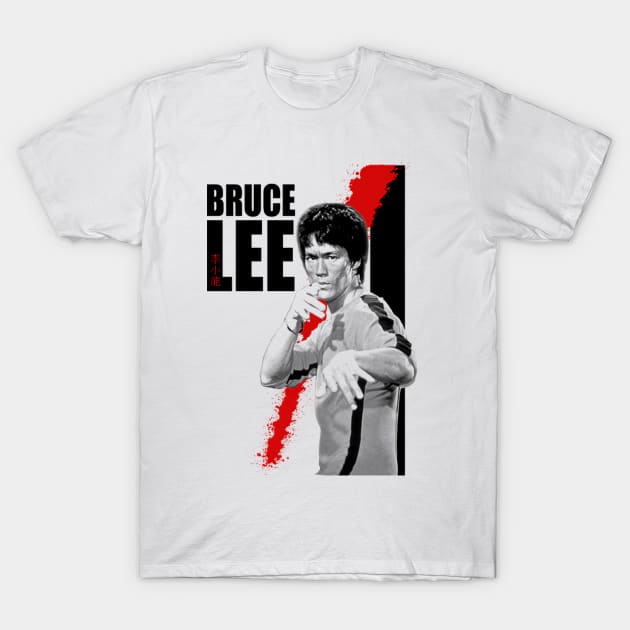 Legend Bruce Movie Jeet Kune Do Be Water Lee T-Shirt by Garmentcrooks